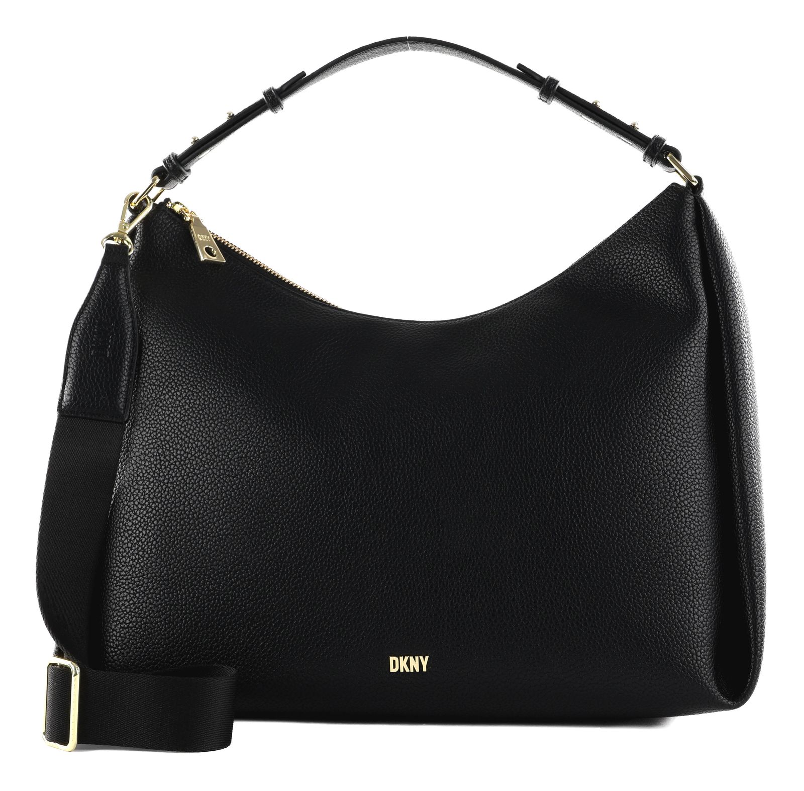 DKNY Hailey Conv Hobo Bag Black Gold Buy bags purses