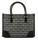 DKNY Perri Box Satchel Bag Black Logo