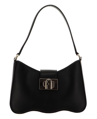 FURLA 1927 Shoulder Bag Wave S Nero