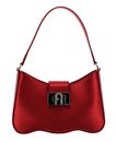 FURLA 1927 Shoulder Bag Wave S Rosso Veneziano FURLA 1927 Shoulder Bag Wave S Rosso Veneziano