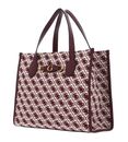 GUESS Izzy Girlfriend Tote Bag Merlot Logo GUESS Izzy Girlfriend Tote Bag Merlot Logo