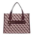 GUESS Izzy Girlfriend Tote Bag Merlot Logo GUESS Izzy Girlfriend Tote Bag Merlot Logo