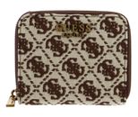 GUESS Laurel SLG Small Zip Around Brown Logo GUESS Laurel SLG Small Zip Around Brown Logo