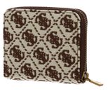 GUESS Laurel SLG Small Zip Around Brown Logo GUESS Laurel SLG Small Zip Around Brown Logo