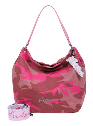 Fritzi aus Preußen Joshi02 Canvas Hobo Bag Camo Pinky