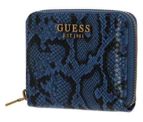 GUESS Laurel SLG Small Zip Around Wallet Midnight