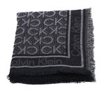 Calvin Klein Monogram Jaquard Scarf CK Black Calvin Klein Monogram Jaquard Scarf CK Black