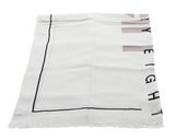 Calvin Klein Seasonal Print Logo Stole Scarf 70x180 Dk Ecru Calvin Klein Seasonal Print Logo Stole Scarf 70x180 Dk Ecru