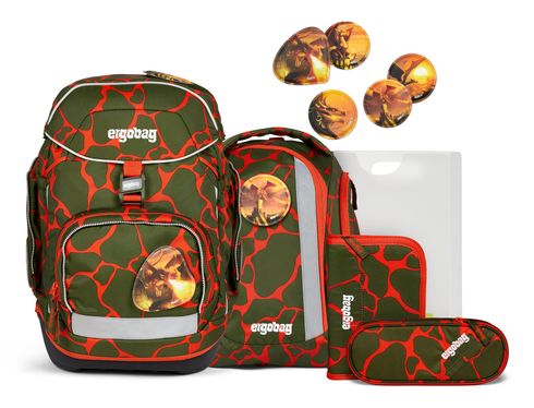 ergobag Lumi-Edition Pack-Set 6-teilig FeuerspeiBär