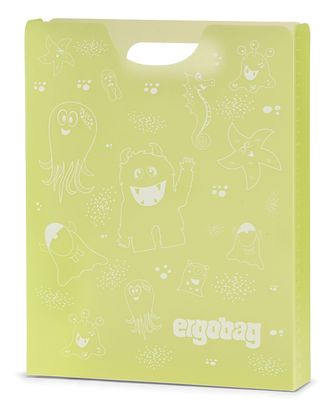 ergobag Folder Box With Carrying Handle Monster Gelb