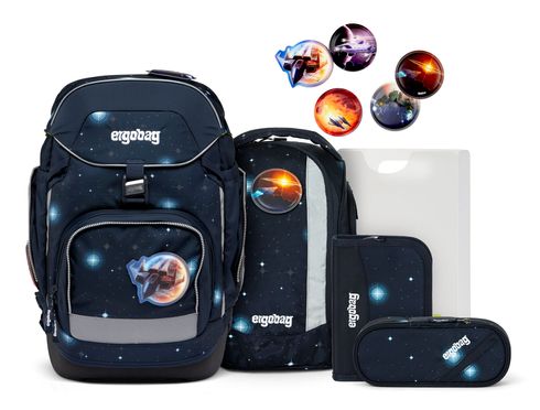ergobag Galaxy Glow-Edition Pack-Set 6-teilig KoBärnikus ergobag Galaxy Glow-Edition Pack-Set 6-teilig KoBärnikus