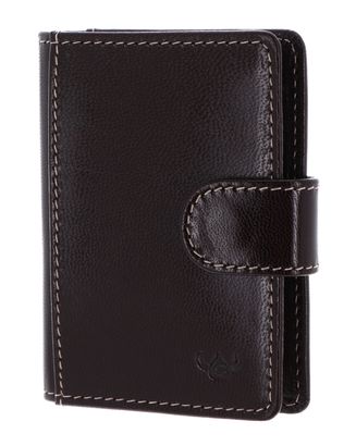 Golden Head Bari RFID Protect Card Case Chocolate