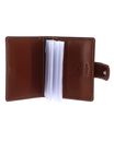 Golden Head Bari RFID Protect Card Case Cognac