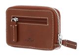 Golden Head Bari Zipped Key Case Cognac