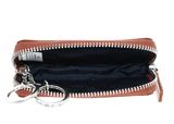 Golden Head Bari Zipped Key Case Cognac