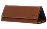 Golden Head Bari Glasses Case Cognac