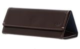 Golden Head Bari Glasses Case Chocolate