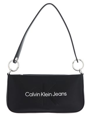 Calvin Klein CKJ Sculpted Shoulder Pouch Black / Metallic Logo