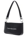 Calvin Klein CKJ Sculpted Shoulder Pouch Black / Metallic Logo