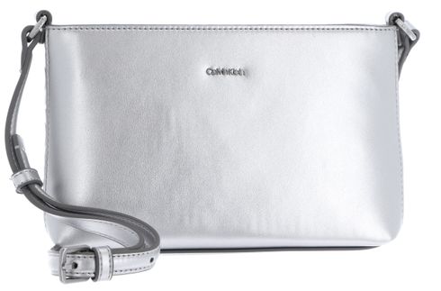 Calvin Klein CK Must Crossbody MD EMB M Silver Emb / Deb