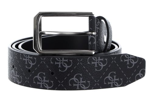 GUESS Vezzola Adjustable And Reventible Belt W95 Dark Black - kürzbar