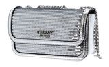 GUESS Kaska Mini Convertible Crossbody Flap Silver