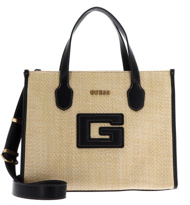 GUESS G Status 2 Compartment Tote Natural / Black