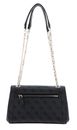GUESS Noelle Girlfriend Satchel Coal Logo