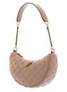 GUESS Giully Top Zip Shoulder Bag Beige