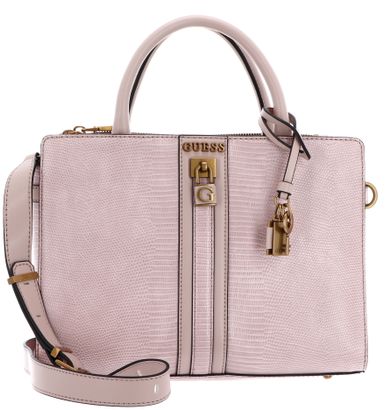 GUESS Ginevra Elite Society Satchel Light Rose