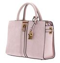GUESS Ginevra Elite Society Satchel Light Rose GUESS Ginevra Elite Society Satchel Light Rose
