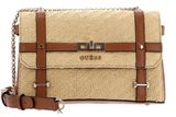 GUESS Emilee Convertible Crossbody Flap Natural / Cognac GUESS Emilee Convertible Crossbody Flap Natural / Cognac