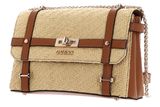 GUESS Emilee Convertible Crossbody Flap Natural / Cognac GUESS Emilee Convertible Crossbody Flap Natural / Cognac