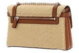 GUESS Emilee Convertible Crossbody Flap Natural / Cognac GUESS Emilee Convertible Crossbody Flap Natural / Cognac