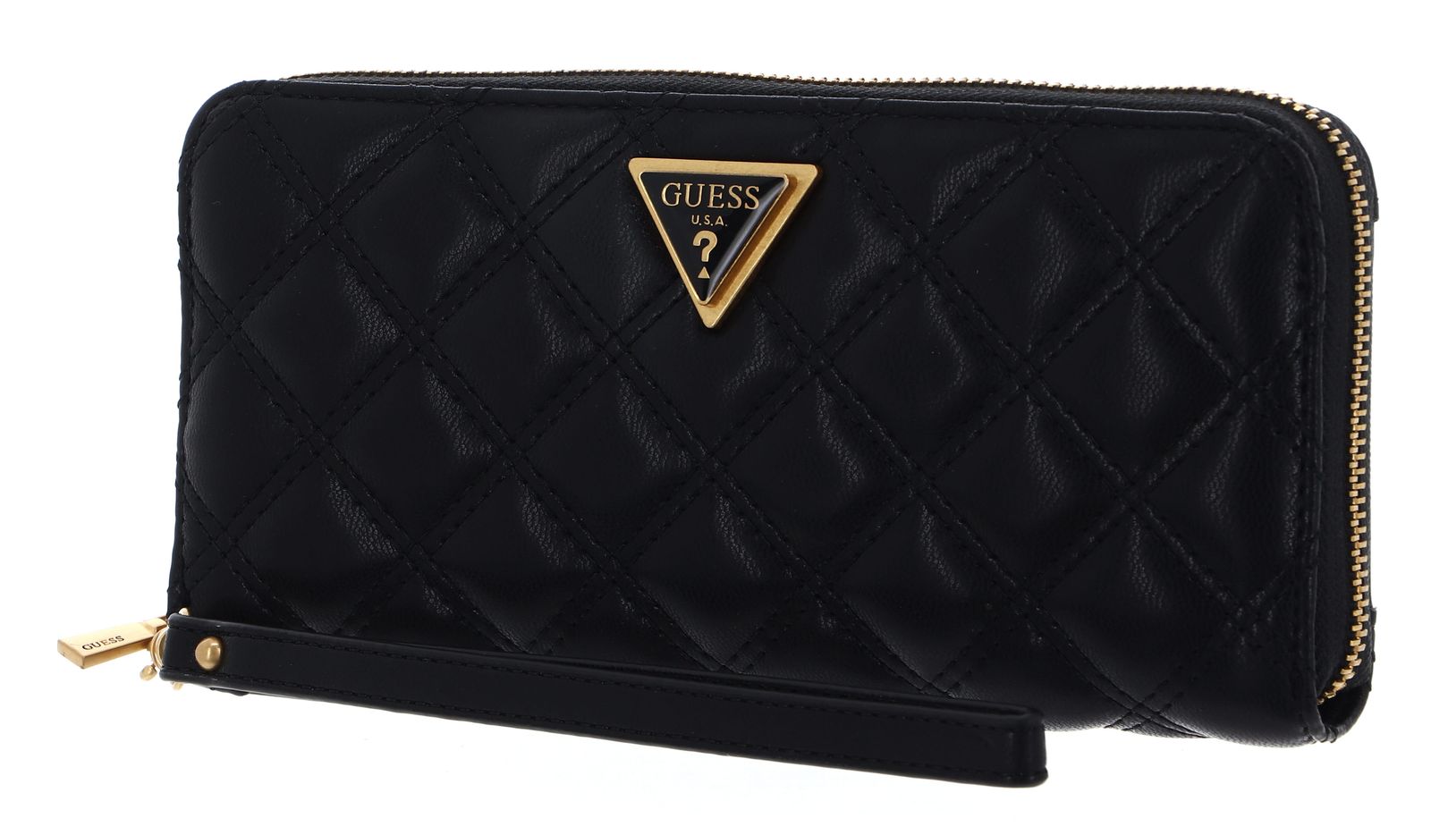 GUESS Jane Zip Around Wallet Dark Taupe - Geldbörse Mit Reißverschluss