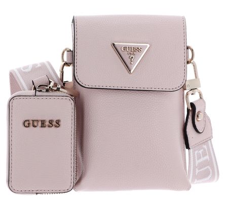 GUESS Latona Flap Chit Chat Phone Bag Light Rose