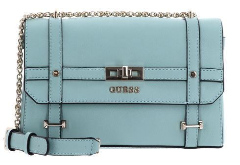 GUESS Emilee Convertible Crossbody Flap Turquoise