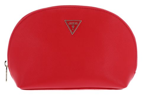 GUESS Dome Cosmetic Pouch Red