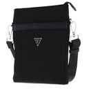 GUESS Certosa Nylon Eco Crossbody Flat with Front Zip Black