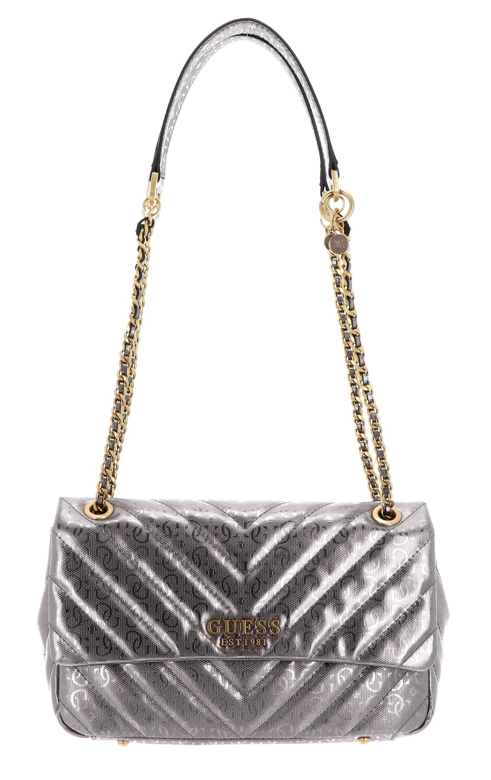 Guess silver crossbody outlet bag