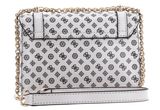 GUESS Emilee Mini Convertible Crossbody Flap Stone Logo
