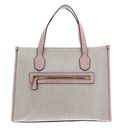 GUESS G Status Compartment Tote Natural / Light Rose