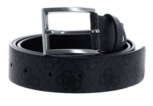 GUESS Vezzola Adjustable Belt W100 Black - kürzbar