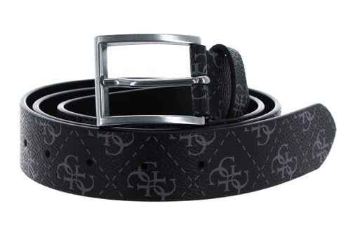 GUESS Vezzola Adjustable Belt W100 Dark Black - kürzbar