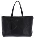 Calvin Klein Re-Lock Quilt Tote Logo L CK Black Calvin Klein Re-Lock Quilt Tote Logo L CK Black