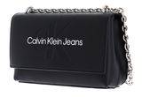 Calvin Klein CKJ Sculpted Sculpted EW Flap Conv25 Mono Black / Metallic Logo