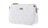 GUESS Izzy Double Pouch Crossbody Stone Logo GUESS Izzy Double Pouch Crossbody Stone Logo