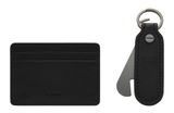FOSSIL Steven Card Case and Keyfob Bottle Opener Gift Set Black FOSSIL Steven Card Case and Keyfob Bottle Opener Gift Set Black