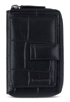 bugatti Zip Wallet With Card Case Black