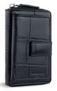bugatti Zip Wallet With Card Case Black bugatti Zip Wallet With Card Case Black